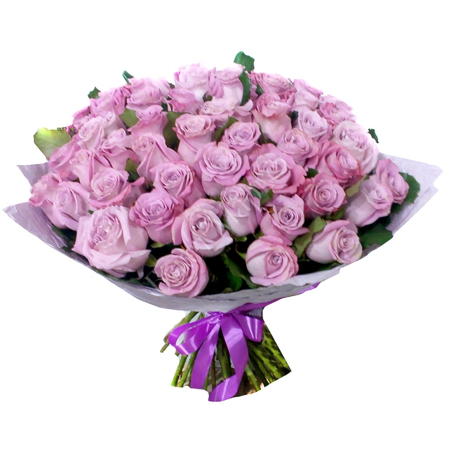 Букет «Яна» из 51 розовой розы