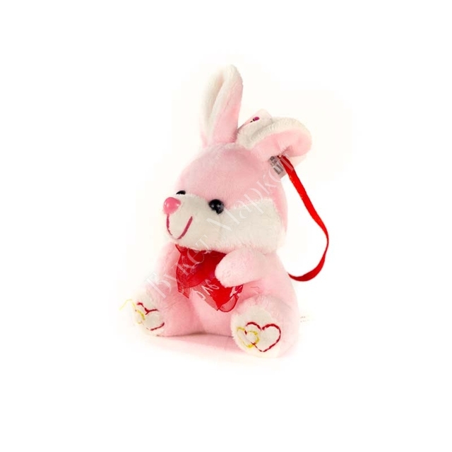 Брелок «Заяц розовый»